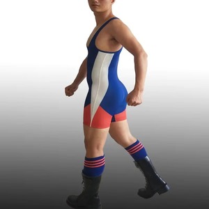 Débardeur de lutte et d'haltérophilie 100 % polyester sans manches pour l'entraînement des garçons – En vente - Product Image 5