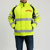 Veste de sécurité réfléchissante OEM ODM, vêtements de travail haute visibilité pour le personnel de logistique et d'entrepôt