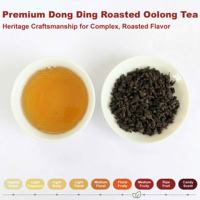 Oolong torréfié Dong Ding, artisanat taïwanais, notes élégantes d'orchidée et de cèdre, en vrac, vente en gros B2B