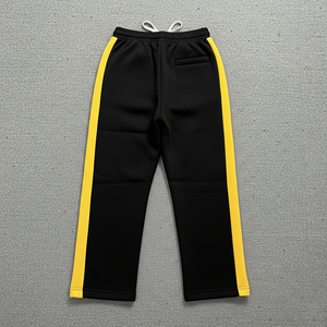 Pantalon Homme Streetwear Hiver Décontracté en Toile 100% Coton Lavé Personnalisé Bicolore Lourd Respirant Écologique de Haute Qualité - Product Image 3