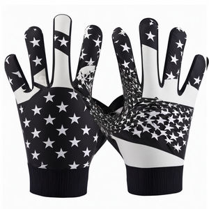 Gants de football américain personnalisés imprimés, design léger et 100 % respirant avec votre propre logo personnalisé - Product Image 3