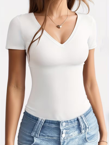 Camiseta de algodón de gran tamaño personalizada para mujer, secado rápido, sostenible, directo, fábrica de Bangladesh, colección de verano, técnica teñida lisa - Product Image 5