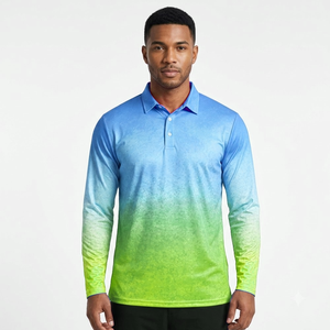 Camisas de Pesca de Manga Larga para Hombre, Impermeables, Resistentes al Viento, de Secado Rápido, Transpirables, Antibacterianas, Anti-UV UPF 50, 100% Poliéster Digital - Product Image 4