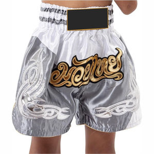 Nouveaux shorts de Muay Thai en gros, shorts de boxe à séchage rapide, shorts de combat de kickboxing pour hommes et enfants, shorts de grappling - Product Image 2