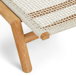 Sillón de Diseño Minimalista de Madera de Teca de Estilo Moderno para Exteriores, Piscina, Playa, Decoración del Hogar - Product Image 6