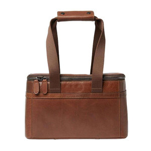 Women's Genuine Leather Shoulder Tote Bag Large Capacity Spacious Zipper Closure Tassel Detail Fashion Office Travel <b>Purse</b> - Product Image 1