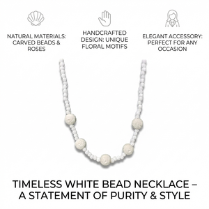 Collier de perles en verre sculptées à la main, style bouddhiste, bijoux équitables, pendentif artisanal en gros pour acheteurs en vrac, cadeau - Product Image 6