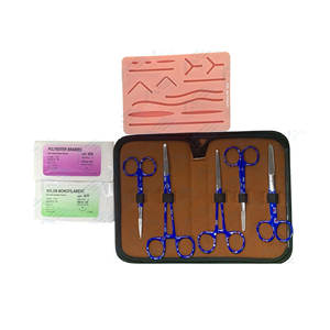 Le kit de formation médicale comprend des kits de chirurgie en gros de tampons de suture en silicone Kit de pratique de suture en acier inoxydable - Product Image 1