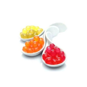 Perles de boba éclatantes à la pêche naturelle Miboba 50g en vrac - Product Image 3