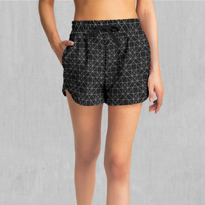 Shorts Deportivos para Mujer, Cintura Alta, Elásticos, Transpirables, de Secado Rápido, para Running y Fitness, Sublimados de Alta Calidad - Product Image 1