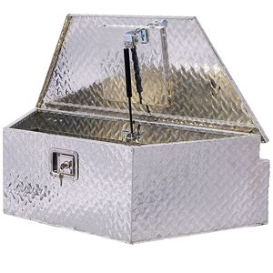 Cassetta Portautensili in Alluminio Resistente da 39 Pollici per Cassone del Camion e Rimorchio, Organizzatore per Pickup, Contenitore Sottoscocca per RV - Product Image 3
