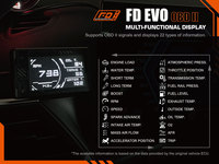Nuevo Medidor de Potencia Shadow FD EVO con Pantalla Intuitiva de Aluminio para Vehículos, OBD2, Hecho en Taiwán, con 12 Meses de Garantía
