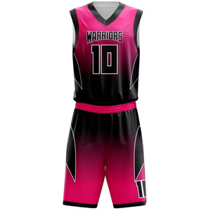 Uniformes de Baloncesto Sublimados de Alta Calidad, 100% Poliéster, Diseño Personalizado, Transpirables y Antibacterianos, sin Mangas - Product Image 6