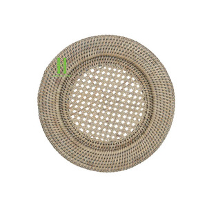 Premium Quality Bamboo Bohemian Eco-Friendly Charger <b>Plates</b> Handwoven Wedding Table Decoration Scalloped Placemats OEM 2026 - Product Image 6