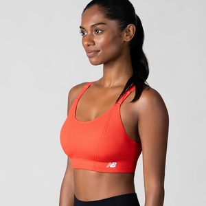 Soutien-gorge de sport à maintien élevé pour femme, design dos croisé rouge, haut de sport - Product Image 5
