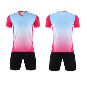 Best Selling High Quality Latest Designs 100% Polyester Breathable Team Adult Kids Soccer Wear Set Custom Soccer Uniforms - Product Image 5