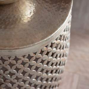 Mesa de Aluminio Vintage de Excelente Calidad, Diseño Cortado con Láser, Mesa Auxiliar al por Mayor, Mesa Central Hecha a Mano, Económica y de Alta Venta - Product Image 2