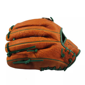 Guantes de béisbol clásicos para hombre, diseño de cuero, sensación suave y cómoda, costuras duraderas para uso deportivo a largo plazo - Product Image 3