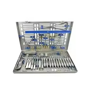Kit de chirurgie orale orthodontique en acier inoxydable, 33 pièces, ensemble d'instruments dentaires manuels avancés pour implants, par Med Innovation - Product Image 5