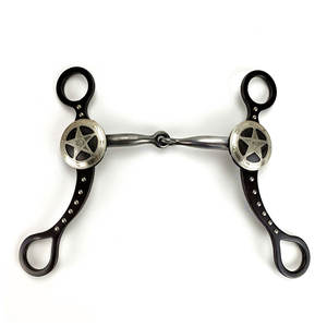 Mors de cheval à articulation arrondie pour un mouvement fluide, conception confortable pour l'équitation quotidienne - Product Image 3