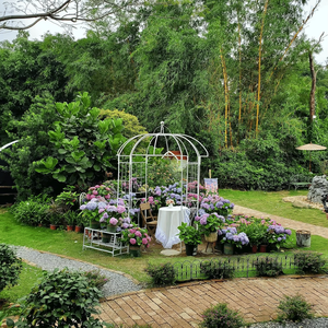 Panneaux de clôture extérieurs de luxe en fer forgé écologiques avec revêtement en poudre, modélisation 3D personnalisable pour villas et jardins, fabriqués au Vietnam - Product Image 4