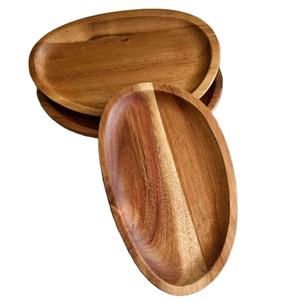 Nouveauté Plateau en bois de noyer carré, plateau à poser sous les tasses, empilable, support pour tasse à café ou à thé, support à gâteau en bois, plateau de service surélevé - Product Image 1