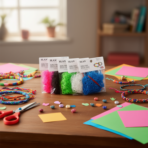 Elastici Ilan per lavori manuali, 300 pezzi, colori assortiti - Product Image 2