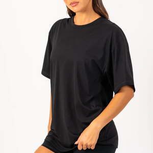 Camiseta de Verano para Mujer, OEM, de Alta Calidad, 100% Algodón, Cuello Redondo, Manga Corta, Corte Regular, Ecológica - Product Image 3