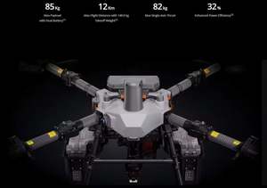 FlyCart 100 UAV Profesional FC100, Dron de Entrega con Amplio Rango de Carga Útil, Altitud, Intercambio de Batería, Funciones de Seguridad Avanzadas y Operaciones Remotas - Product Image 4