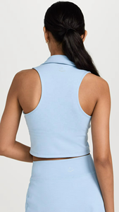 Top de punto sin mangas con cuello en V y logo personalizado, estilo casual para mujer, modelo 2026 - Product Image 2