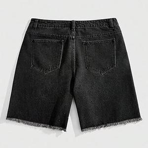 Unisex High Quality Acidwash Denim <b>Shorts</b> Allover Rhinestones Custom Made <b>Jean</b> <b>Shorts</b> for Men Summer Diamond Jorts - Product Image 5