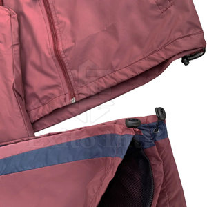 Survêtements en nylon pour hommes 2025 – Ensemble coupe-vent réversible à double fermeture éclair, deux pièces, coupe ample, avec empiècements, OEM - Product Image 6