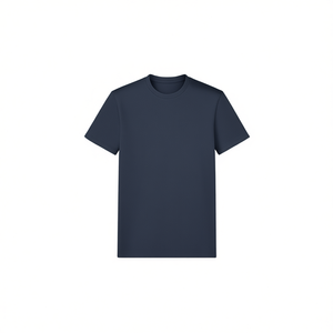 เสื้อยืดผู้ชายผ้าฝ้าย 100% สไตล์ลำลอง แขนสั้น ทรงปกติ ลายเรียบ สีพื้น ดีไซน์เรียบง่าย - Product Image 3