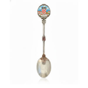 Cuchara de Recuerdo de Londres con Impresión Digital Plateada Personalizada, Regalo de Aniversario de Moda, Regalo de Viaje - Product Image 6