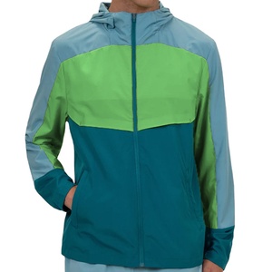 Veste coupe-vent légère et fine en toile imperméable et respirante à manches longues pour homme, idéale pour l'automne et les activités de plein air, vente en gros, style décontracté - Product Image 1
