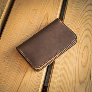 Couverture de carnet de luxe en cuir véritable faite à la main, étui pour journal, rechargeable, protection anti-odeur pour le bureau, NBC-0035 - Product Image 1