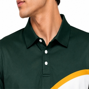 Polo de Hombre con Bloques de Color Sublimados, Polo Premium con Tela de Alto Rendimiento, Material Transpirable, Diseño Personalizado - Product Image 5