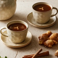 Coffret Cadeau Thé au Gingembre Coréen, Sucre Roux, Cadeau du Nouvel An, Sachet de Bâtonnets de Cannelle, Boîte Individuelle, Thé à l'Extrait de Gingembre Damccot