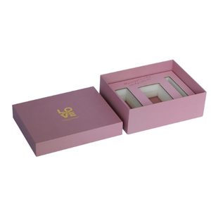 Caja de regalo de papel reutilizable de gama alta Cosméticos para el cuidado de la piel Personalizado Brillante Desaparición Laminación Tapa-Off Estructura Embalaje portátil - Product Image 4