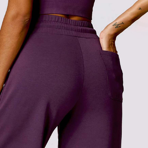 Factory Custom Logo Wholesale Flared Women <b>Trousers</b> New Design High Quality Breathable Plus Size Quality Women <b>Trousers</b> - Product Image 4