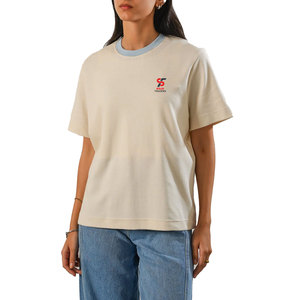 Solid Trader Premium Design Breathable Comfort Wear Stretch Fabric Short Sleeve Solid Pattern Elegant Stylish Women Tee <b>Shirt</b> - Product Image 1