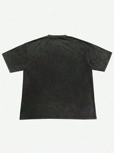 High Quality Men's Oversized <b>Cropped</b> Boxy <b>Fit</b> <b>T</b> <b>Shirt</b> 300 GSM Heavyweight Best Selling <b>T</b> <b>Shirts</b> Custom Logo Boxy <b>Fit</b> <b>T</b> <b>Shirts</b> - Product Image 6
