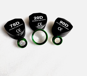Kit Combinado de Lentes Oftálmicas Doble Asféricas 20D + 78D + 90D para Imágenes de Fondo de Ojo y Retina, Suministro Hospitalario - Product Image 3