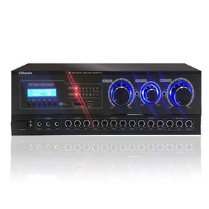 2000W Speaker System Wireless Microphone Amplifier Set Dual Speaker <b>PA</b> Audio Kit for Events - Product Image 2