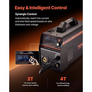 เครื่องเชื่อม MIG แบบ4-in-1 160Amp เชื่อมแบบหลากหลาย160Amp - Product Image 4