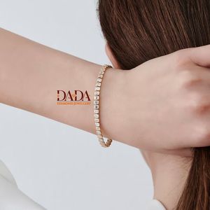 Modern Emerald Cut Lab Grown Diamond Tennis <b>Bracelet</b> for Women Luxury Geometric Diamond <b>Bracelet</b> Elegant Fine Jewelry - Product Image 4