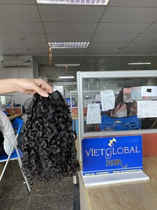 Vente chaude birman bouclés double trame de cheveux étirés cheveux de couleur naturelle de l'usine vietnamienne - Product Image 6