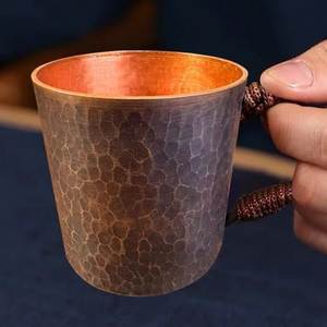 Luxury Copper <b>Mug</b> <b>Set</b> For Water Juice Cocktail Beverage Serving Home Kitchen Restaurant Wholesale - Product Image 1