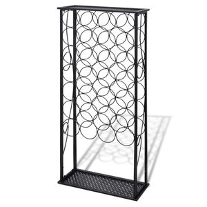 Porte-bouteilles en métal pour 28 bouteilles - Product Image 2