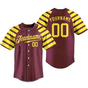 High Quality Customized Breathable 100% <b>Polyester</b> Baseball Jersey Short Custom Logo Sublimation Printing Quick Dry Lightweight - Product Image 6